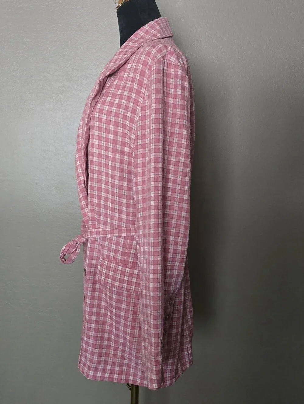 FREE PEOPLE Olivia Gingham Double Breasted Blazer XL
